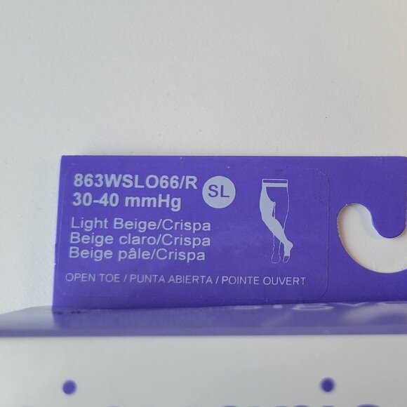 Sigvaris Medical Compression Stocking /Thigh-high/ SL/ Light Beige / 863WSLO66/R - Picture 3 of 5